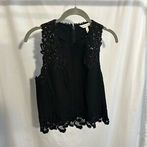 Rebecca Taylor lace cami. Crop